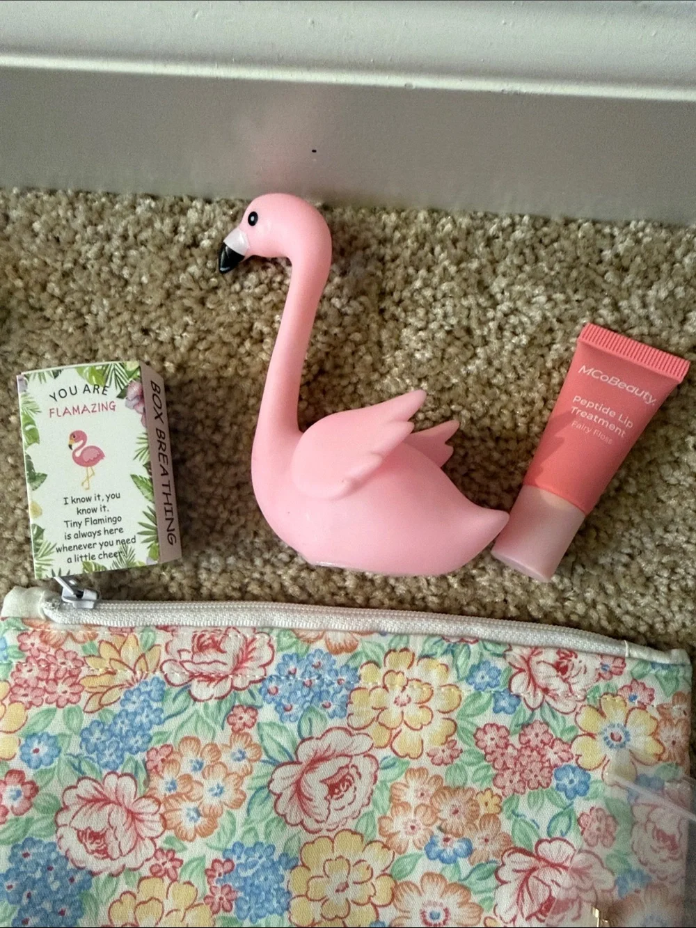 flamingo pink theme gift set